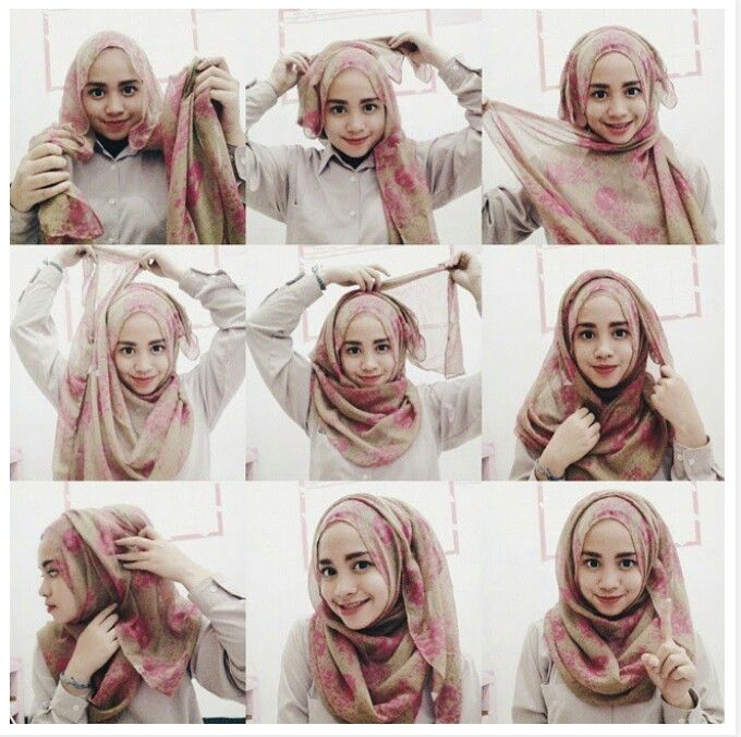 10 Simple Hijab Styles For Round Faces